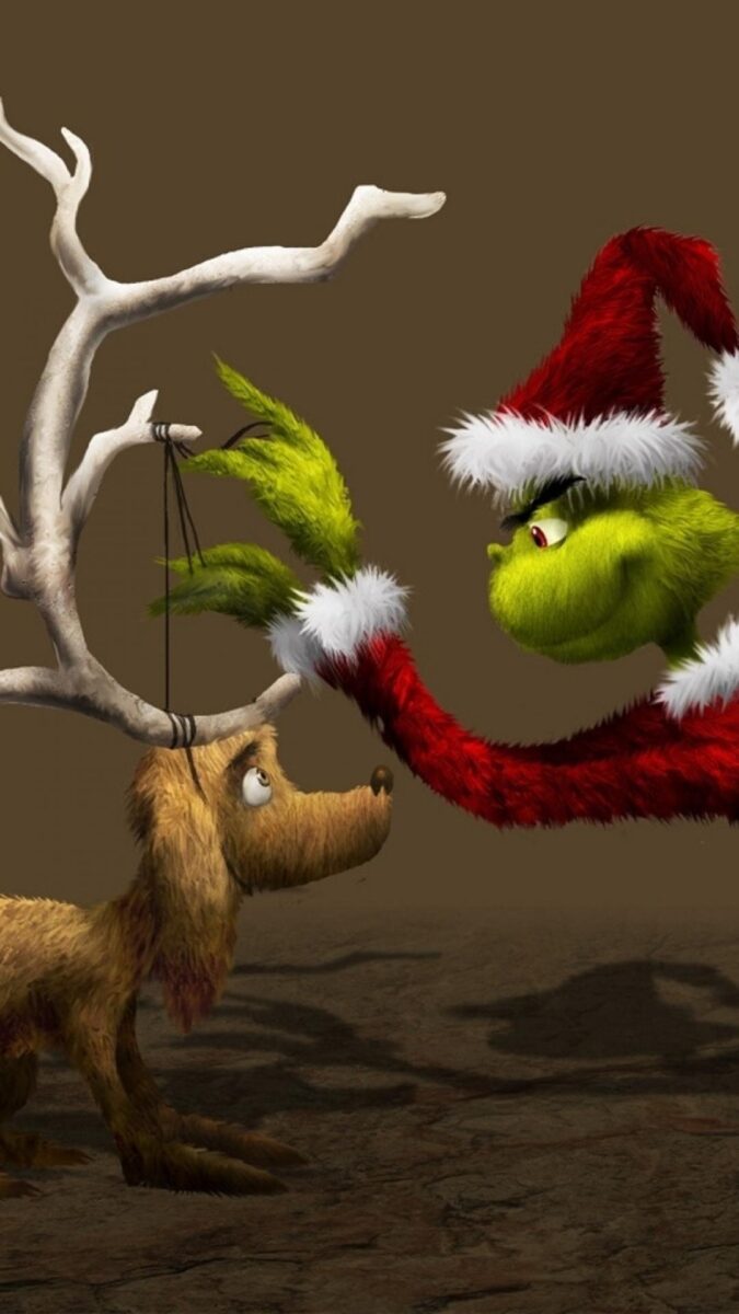 The best FREE Grinch wallpaper for iPhone | Grinch Christmas wallpaper for your phone