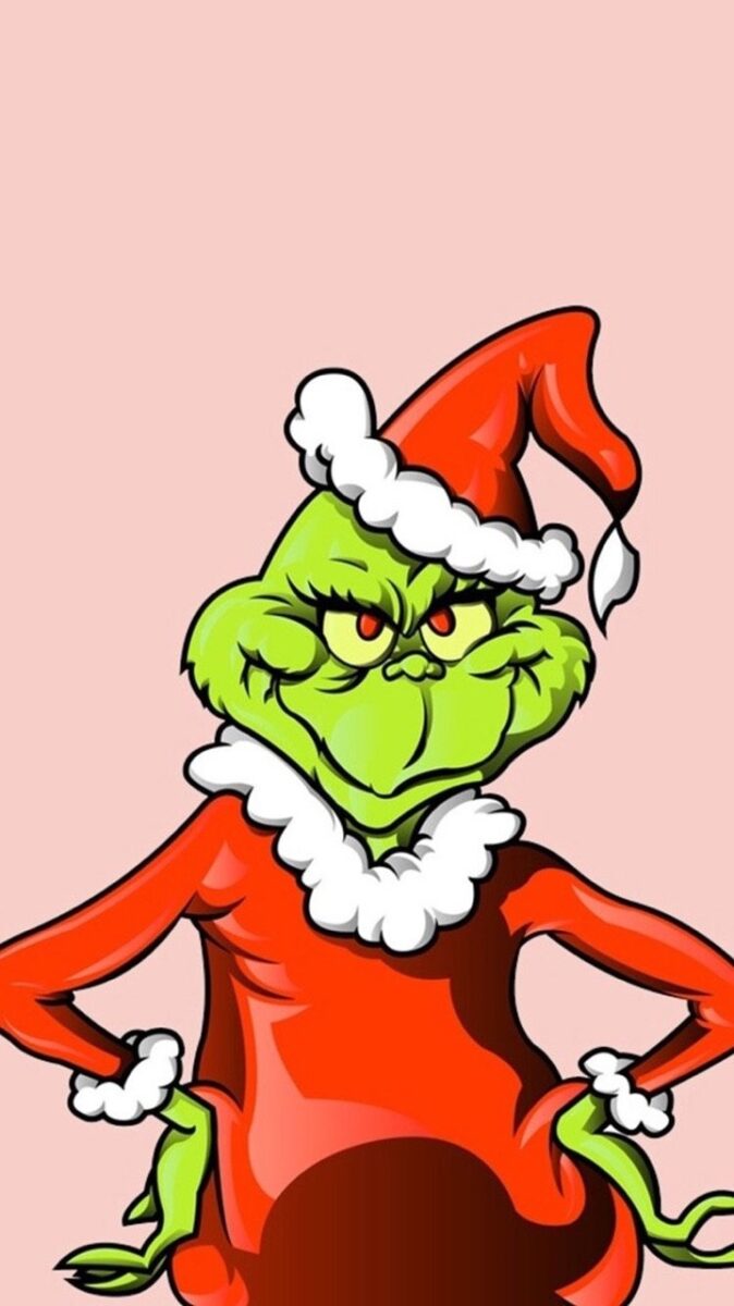 The best FREE Grinch wallpaper for iPhone | Grinch Christmas wallpaper for your phone