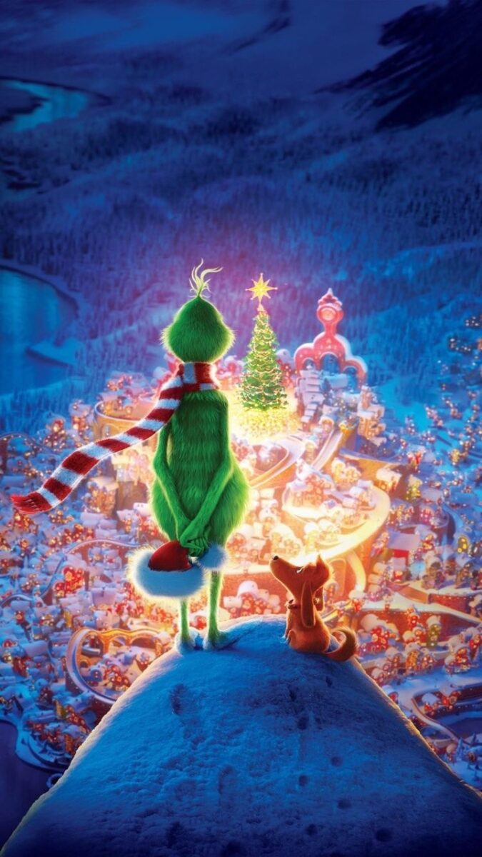 The best FREE Grinch wallpaper for iPhone | Grinch Christmas wallpaper for your phone