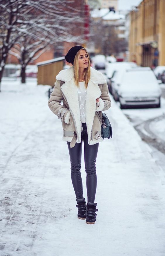 Cute winter outlet outfits for snow