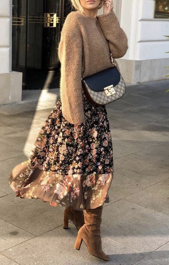 40 Feminine Winter Skirt Outfits To Wear For Every Occasion 