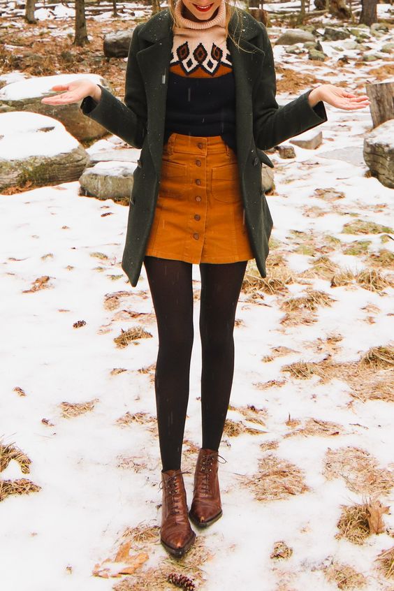 Skirt Winter Outfits To Wear For Every Occasion