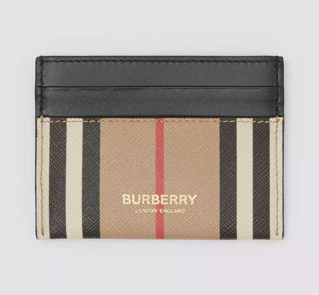 The best designer card holders: Burberry Icon Stripe Card Case