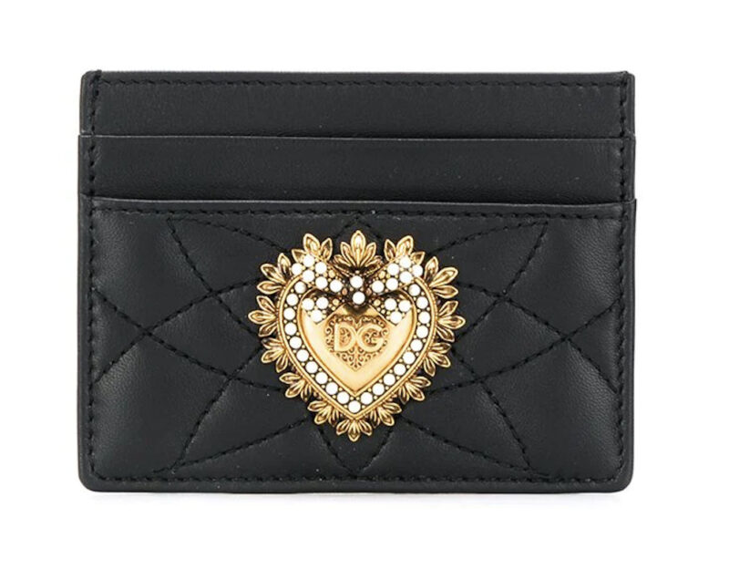 The best designer card holders: Dolce & Gabbana Devotion Logo Card Holder