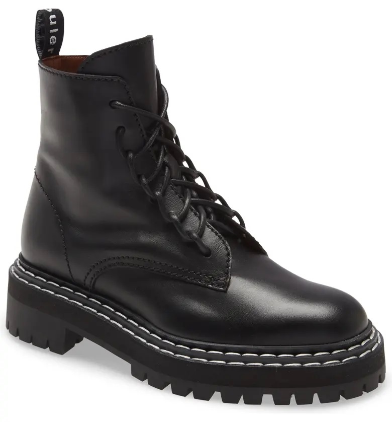 Designer combat boots to buy right now: PROENZA SCHOULER Combat Boots