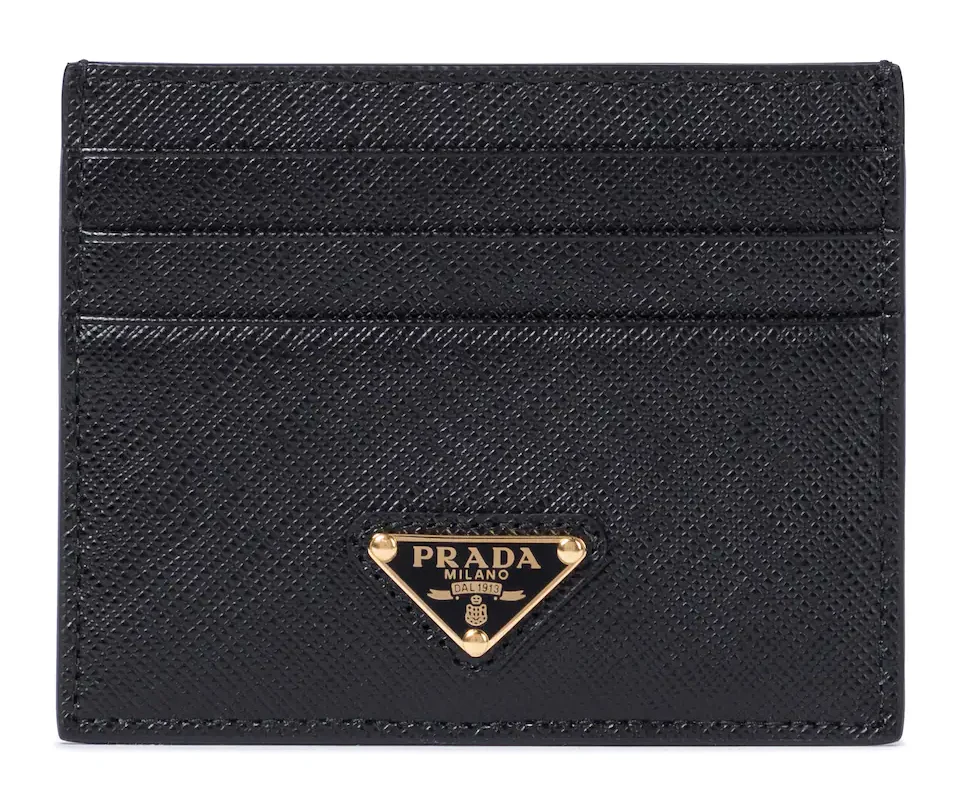 The best designer card holders: Prada Saffiano Leather Card Case