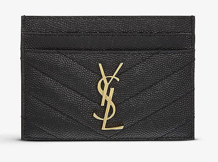 The best designer card holders: Saint Laurent Monogram Quilted Leather Card Case