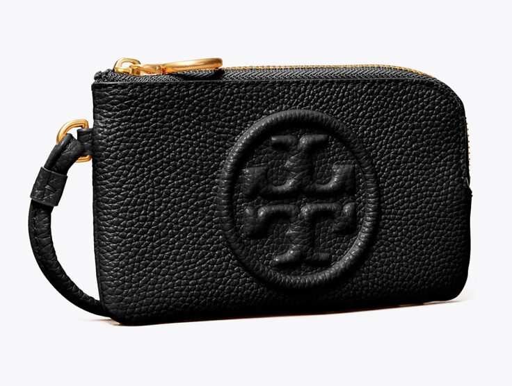 The best designer card holders: Tory Burch Perry Bombé Leather Card Case