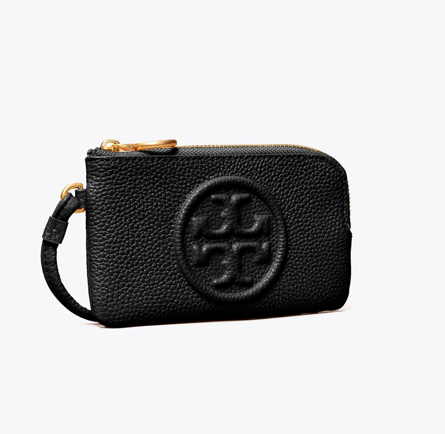 Tory Burch Perry Bombé Leather Card Case