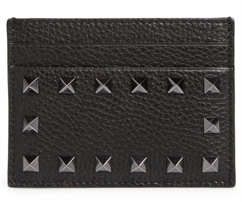 The best designer card holders: Valentino Garavani Rockstud Card Holder