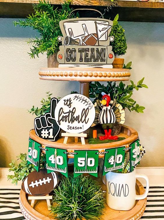 Super Bowl party decorations and Super Bowl party decor ideas