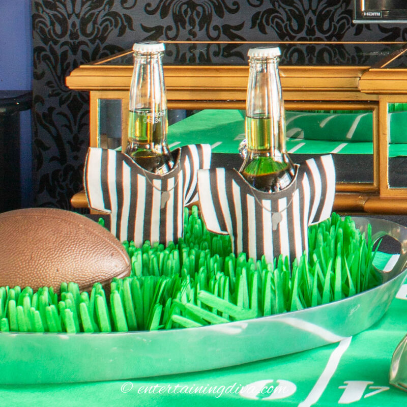 Super Bowl party decorations and Super Bowl party decor ideas