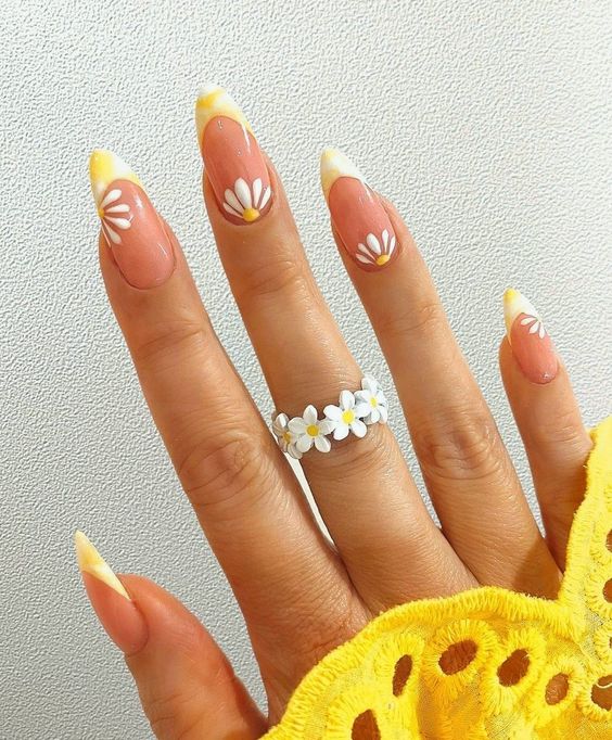 Daisy deals nail designs