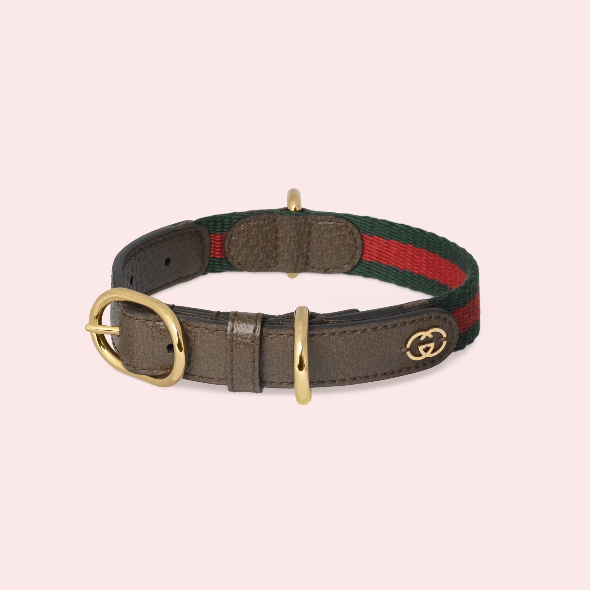 Black and Beige Dior Oblique Jacquard Dog/Cat Collar