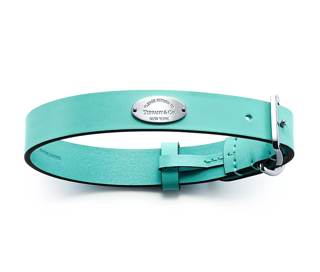 Chic designer dog collars to shop for your pup: TIFANNY&CO Pet Collar