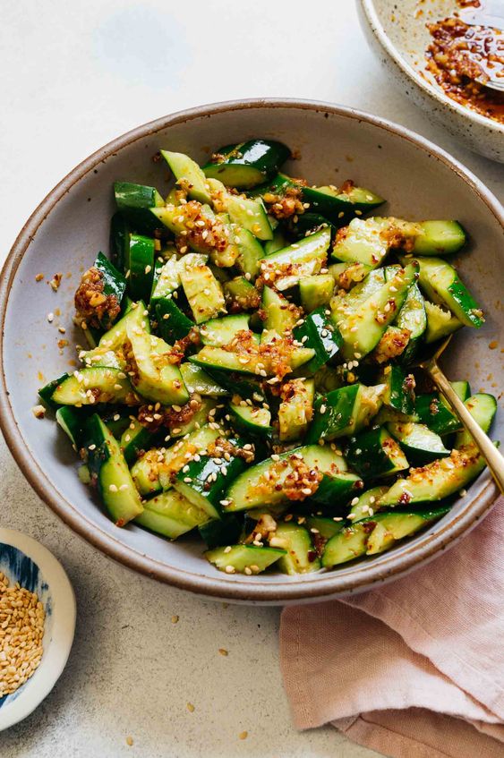 Easy cucumber salad recipes