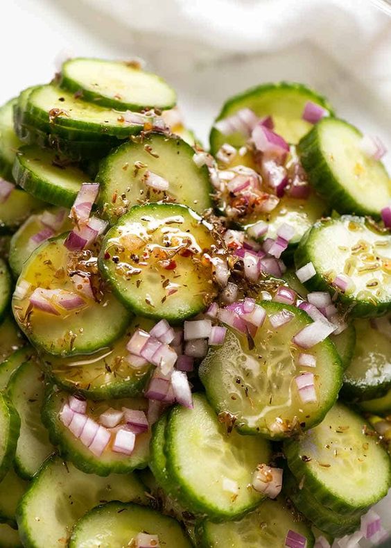 Easy cucumber salad recipes