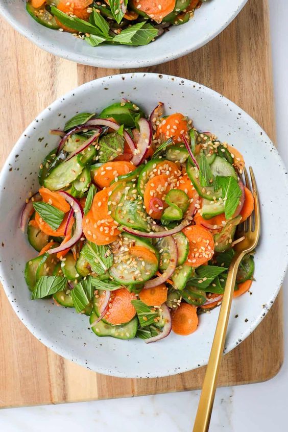 Easy cucumber salad recipes