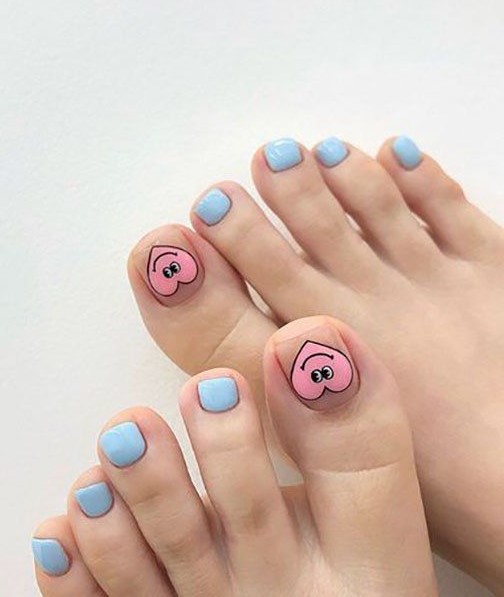 The cutest toe nail designs of the year