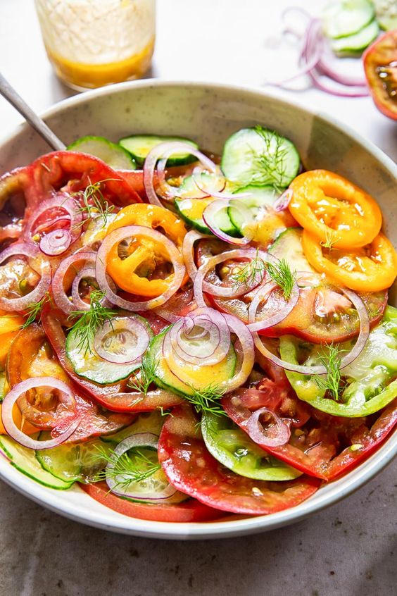 Easy cucumber salad recipes