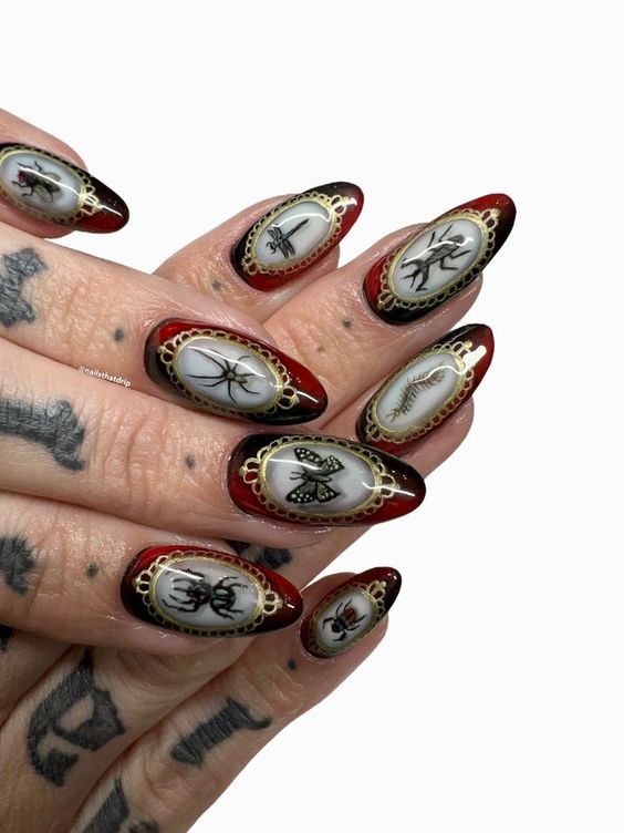 The best witchy nails for a grunge look