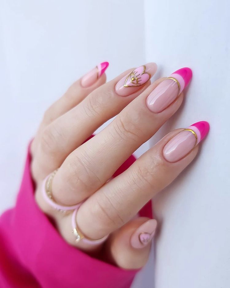 55+ Trending Barbie Nails To Copy Right Now | Barbie Nail Inspo