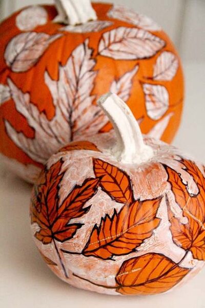 55 Easy Pumpkin Painting Ideas To Try This Fall Chasing Daisies 6d326d11fa58296bcdb331bfeaa0a197 400x600