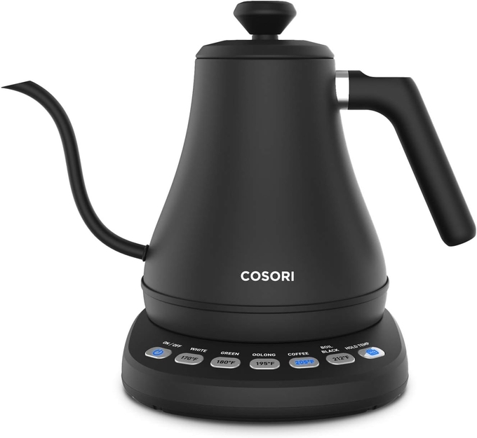 The best gifts for tea lovers: Electric Gooseneck Kettle with 5 Variable Presets