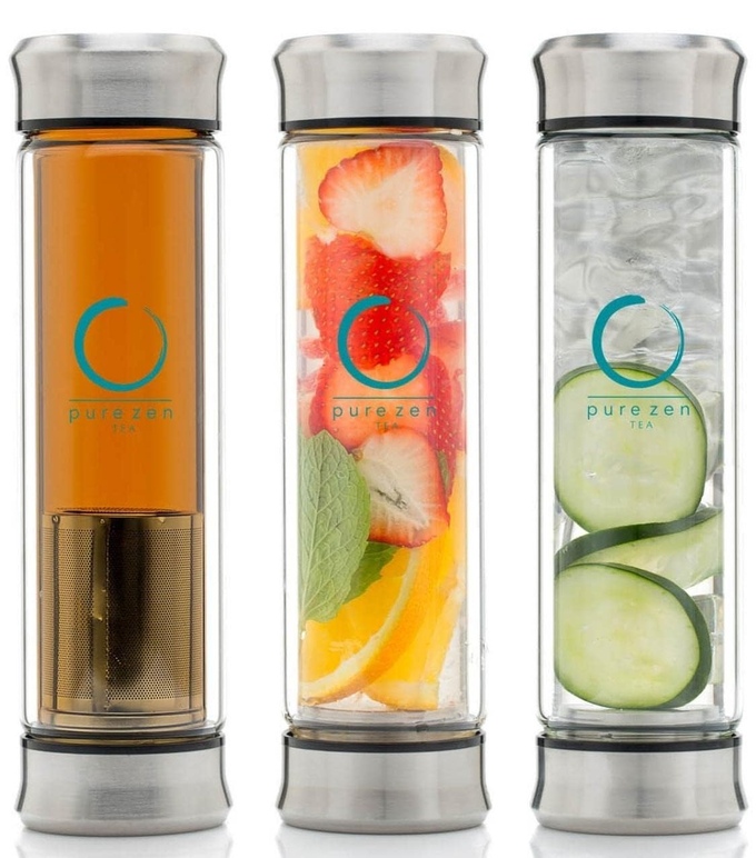 The best gifts for tea lovers: Pure Zen Tea Tumbler with Infuser