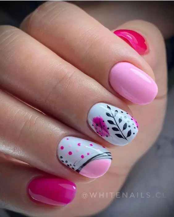 The top spring nails, spring nail art, and spring nail designs to copy