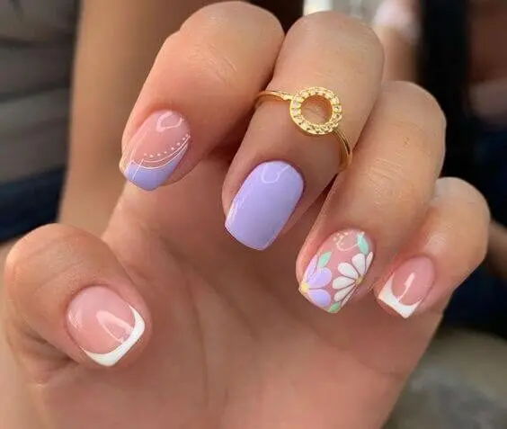 The top spring nails, spring nail art, and spring nail designs to copy